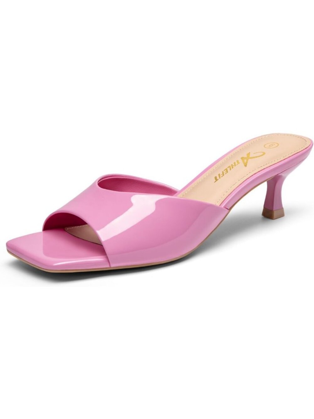 Chic Square Toe Kitten Heels for Women - Stylish Heeled Sandals for Office
